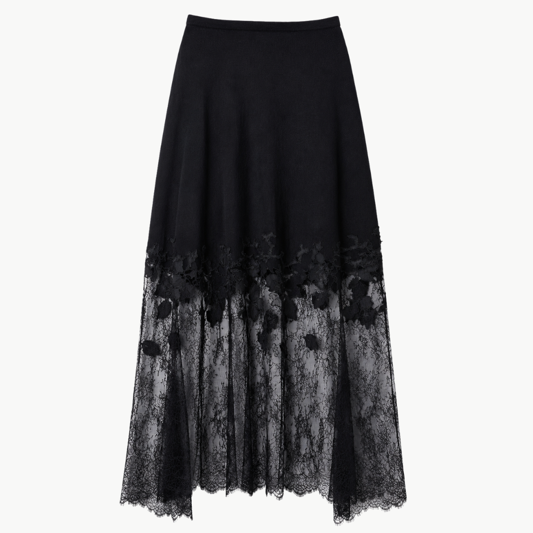 Josina Lace Midi Skirt