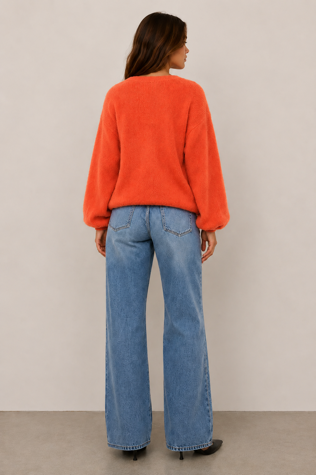 Juniper Balloon-Sleeve Open Cardigan
