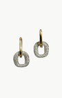 Lumilla Small Diamond Door Knob Earring at Romi Boutique