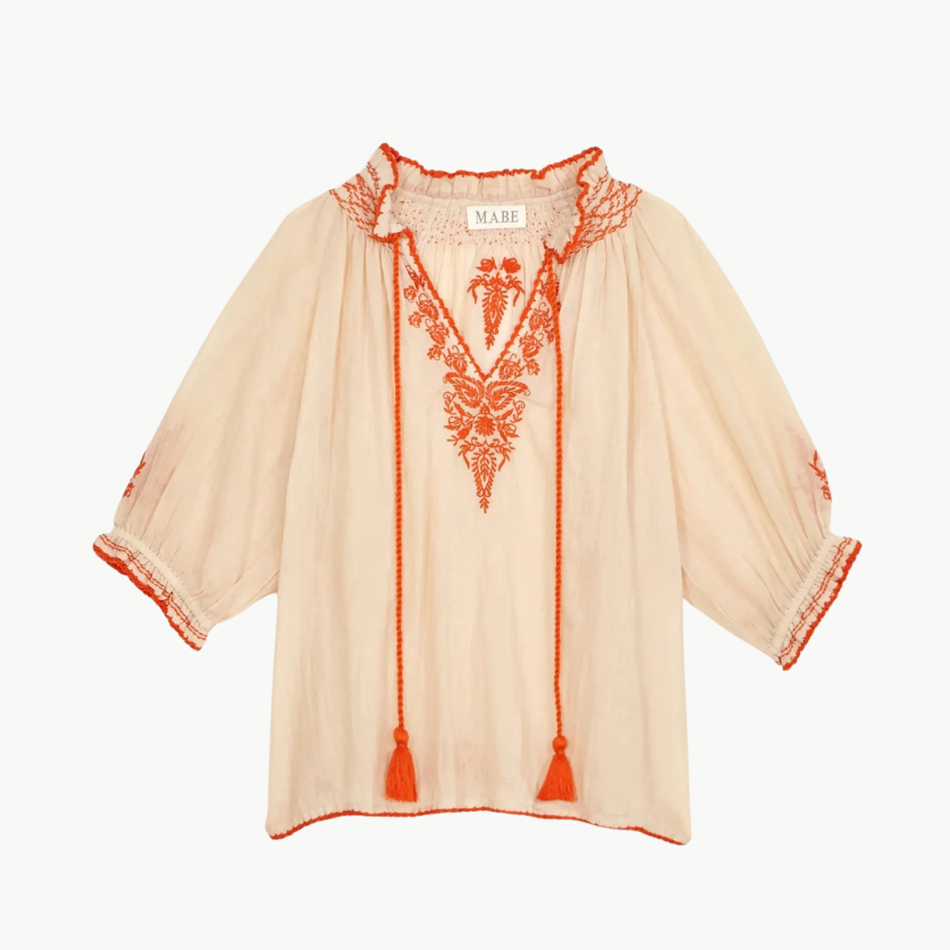 Mabe Talia Short Sleeve Top at Romi Boutique