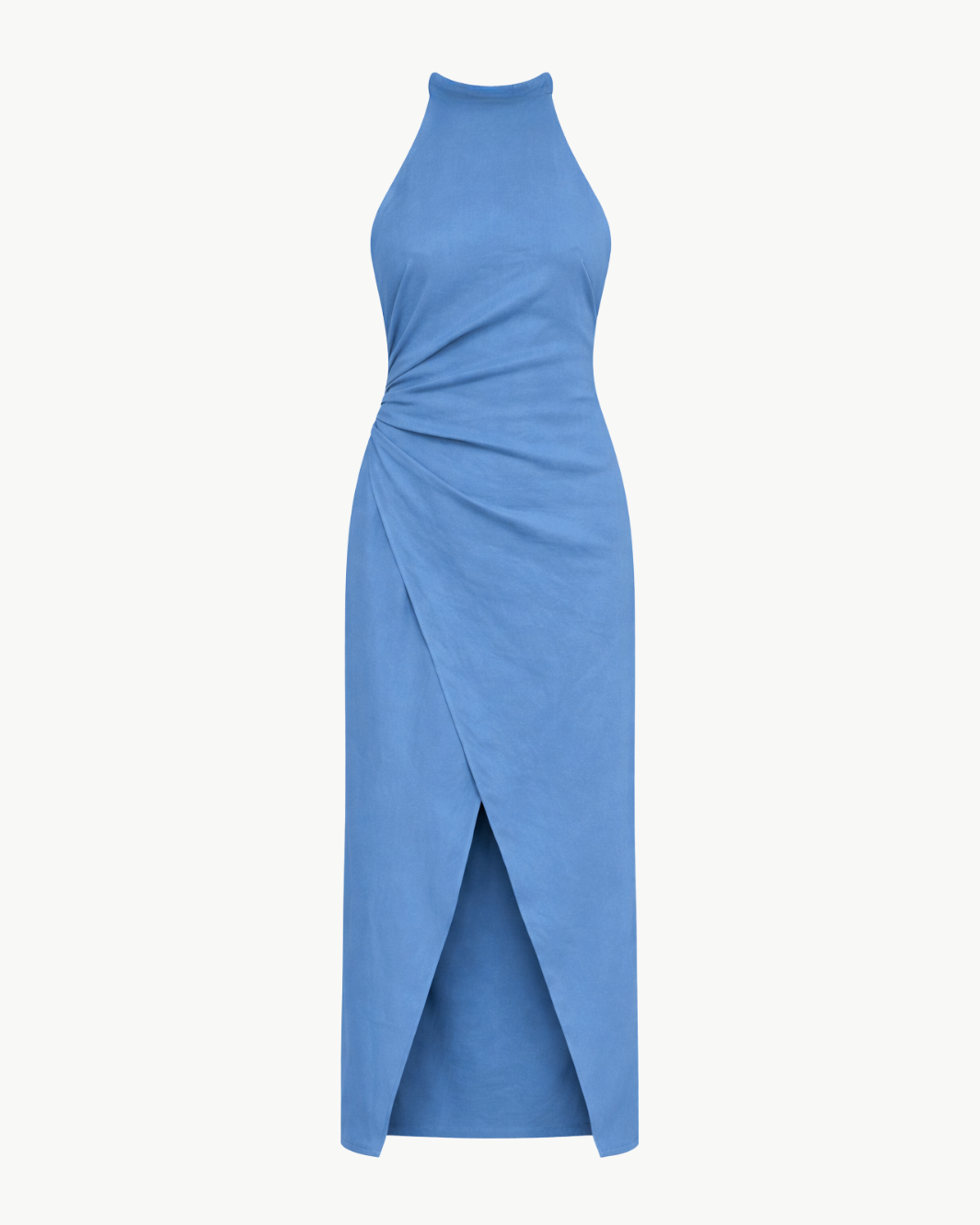 A.L.C Sylvie Linen Midi Halter Dress at Romi Boutique