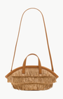 MINI FRINGE MERCADO TOTE IN NATURAL - Romi Boutique