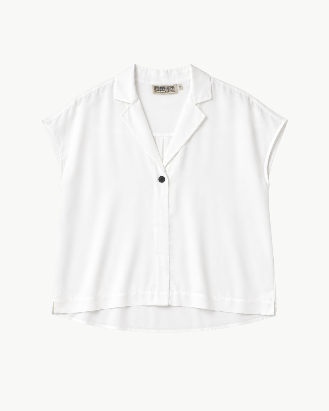 Go Silk Go Notch-Urally Camp Top at Romi Boutique