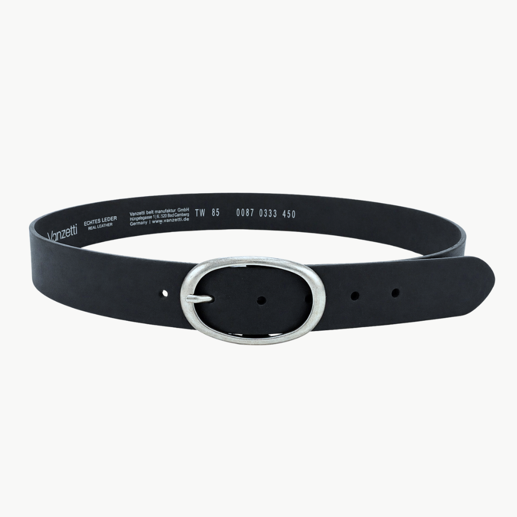 B.Belt Oval Buckle Belt at Romi Boutique