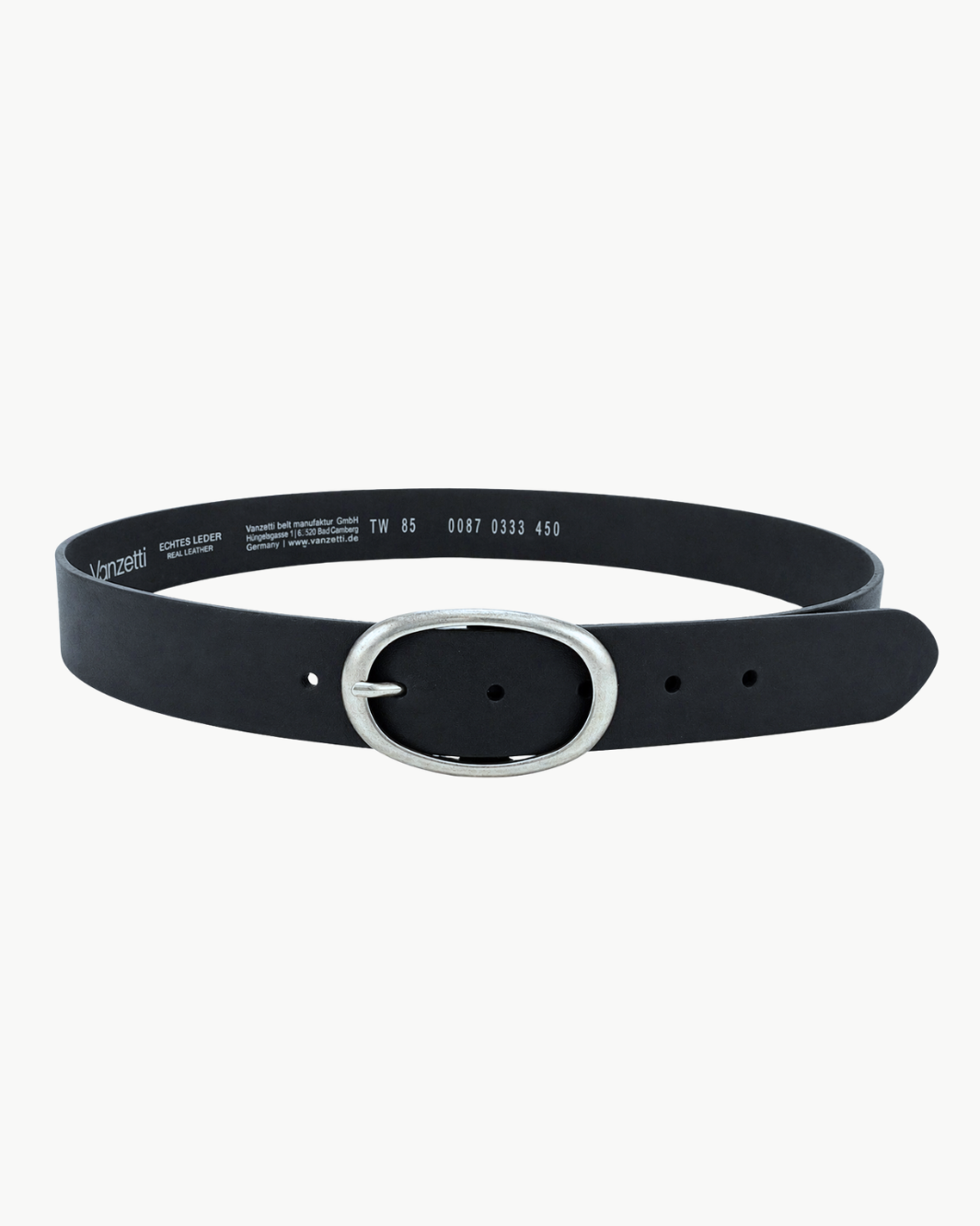 B.Belt Oval Buckle Belt at Romi Boutique