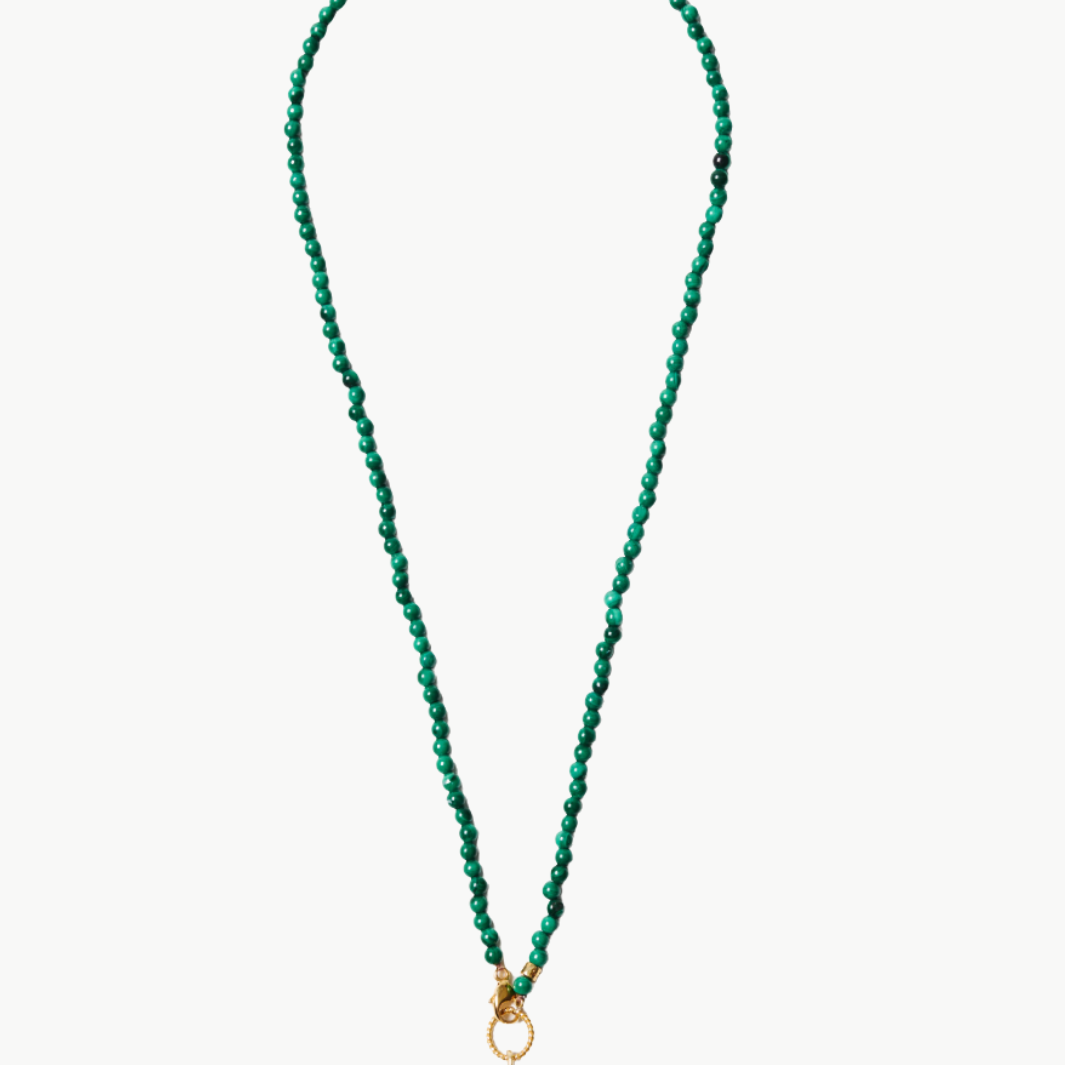 Chan Luu Fern Necklace Malachite at Romi Boutique