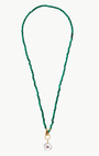 Chan Luu Fern Necklace Malachite at Romi Boutique