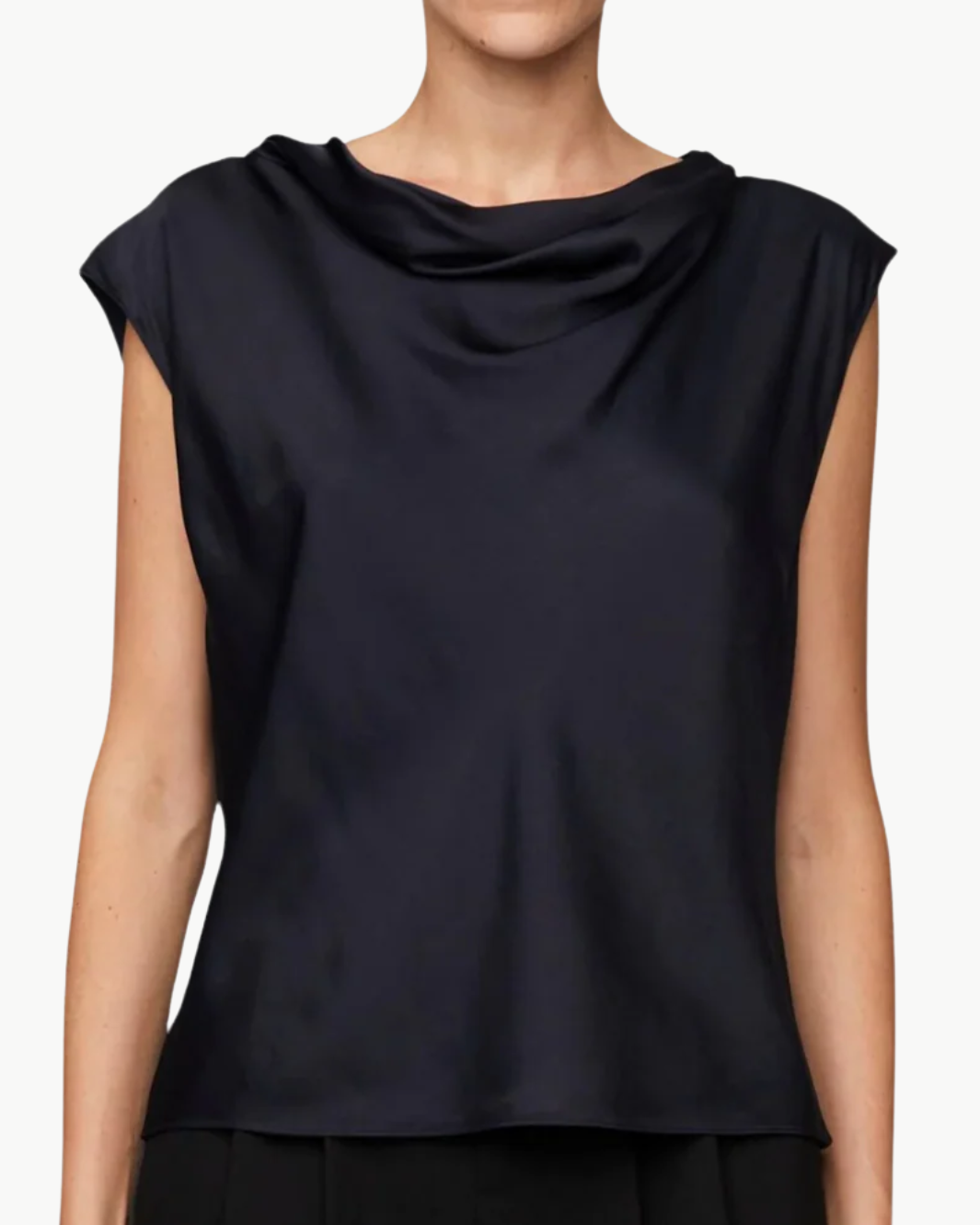 MICAH TOP IN DARK SAPPHIRE