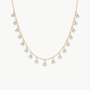 Multi Floating Heart Necklace