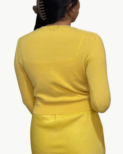 ROYAL CASHMERE CARDIGAN IN MEYER