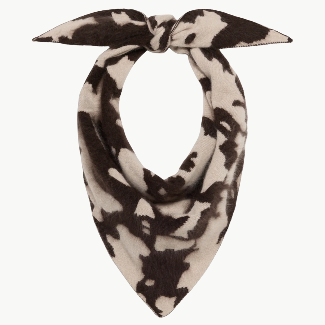 Grizzly Cowhide Wild Rag