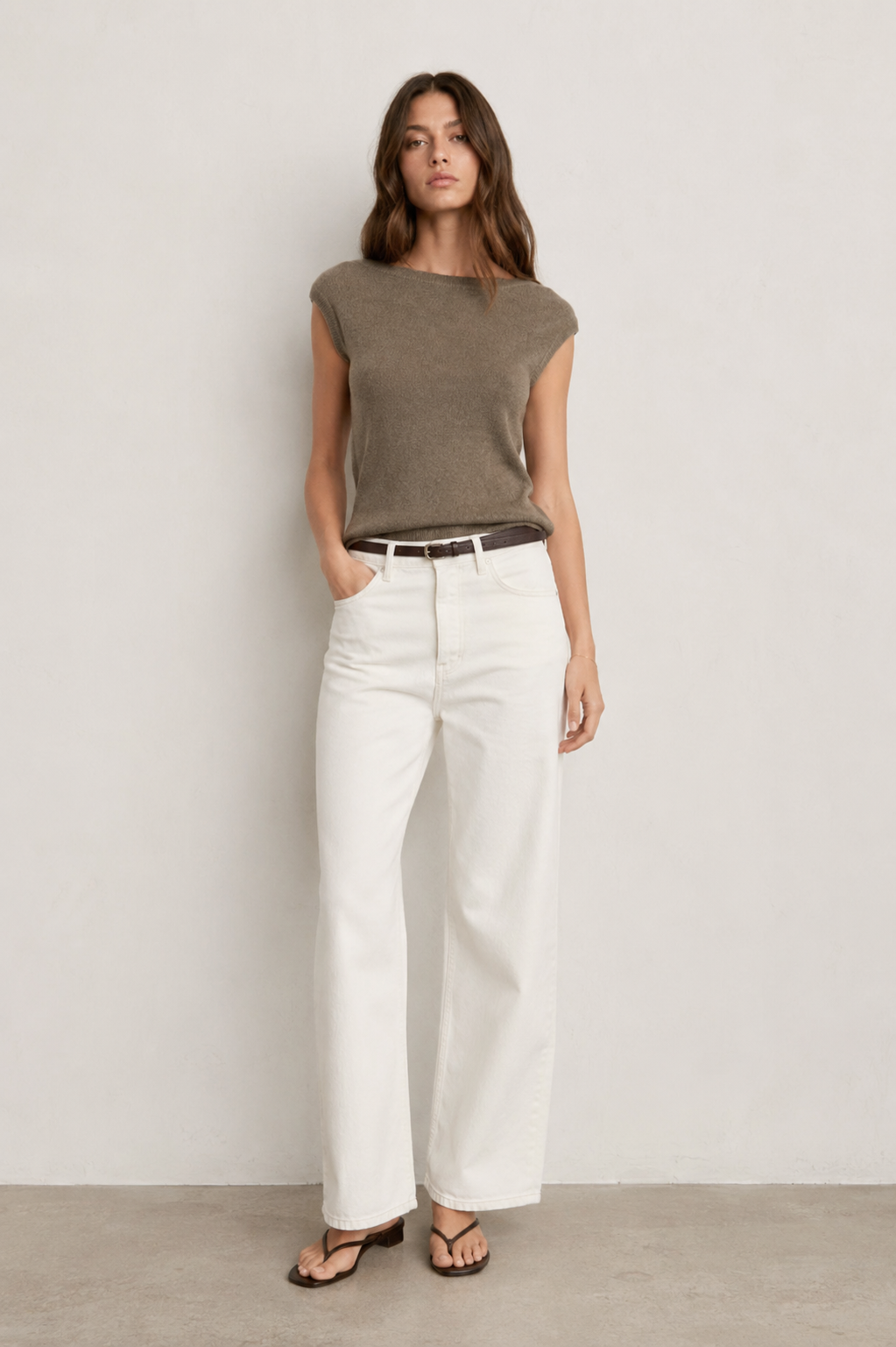 Cashmere Off Shoulder Top