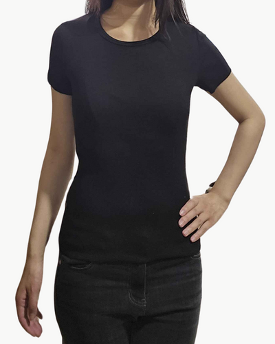 BILLY TEE IN JET BLACK