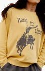 Junk Food HANG IN THERE CREWNECK at Romi Boutique