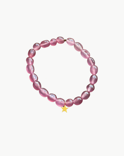 CHARM BRACELET IN POMEGRANATE