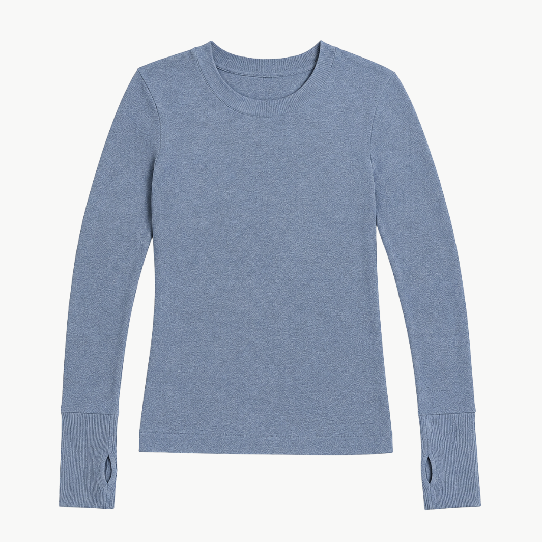 Cashmere Easy Cuffed Crew
