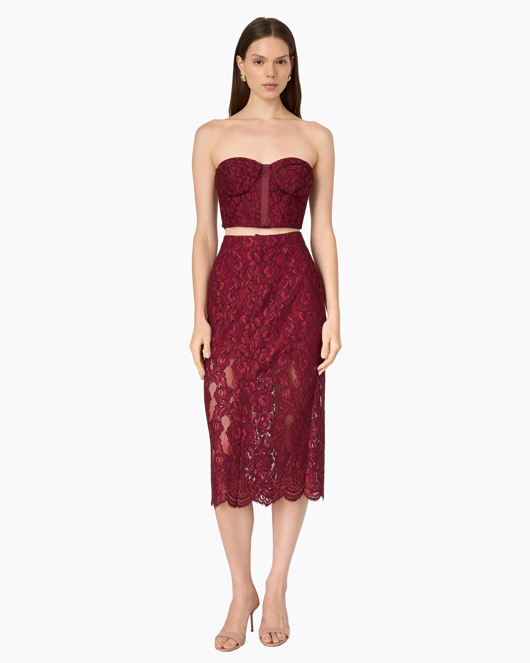 Bridges Strapless Lace Corset