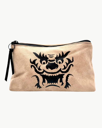 MAHJONG TILE BAG IN CAFE AU LAIT