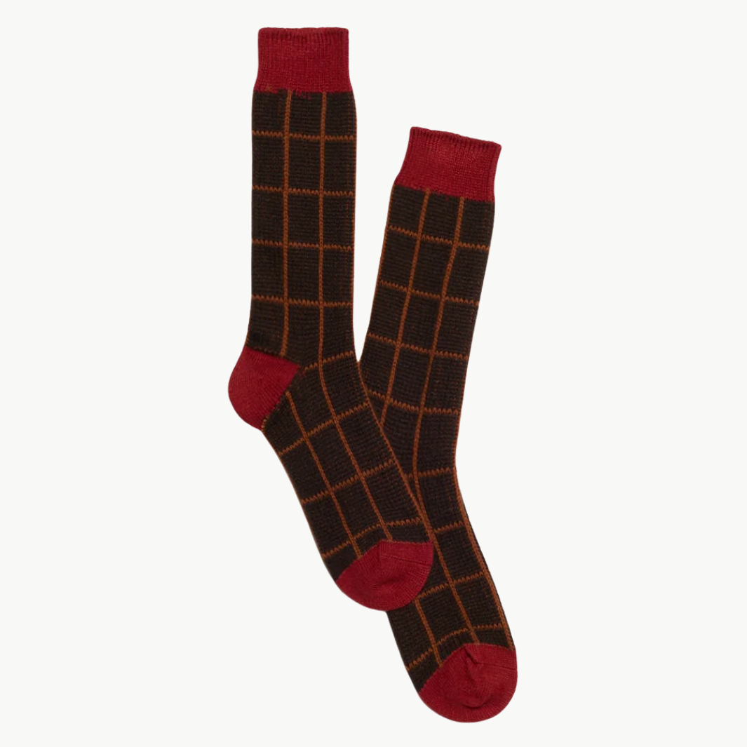 The Checker Soft Sock