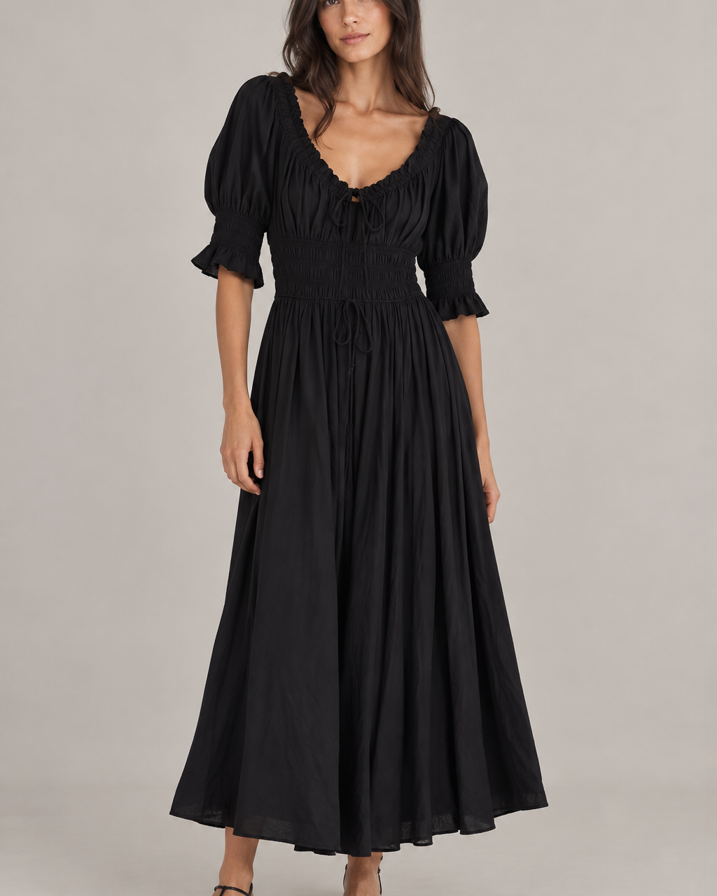 DOEN Ischia Poplin Dress at Romi Boutique