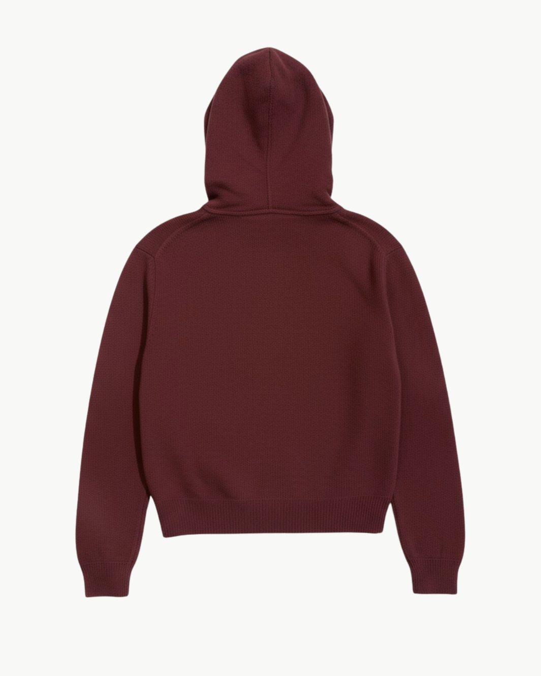 OVERSIZE HOODIE IN BURGUNDY - Romi Boutique