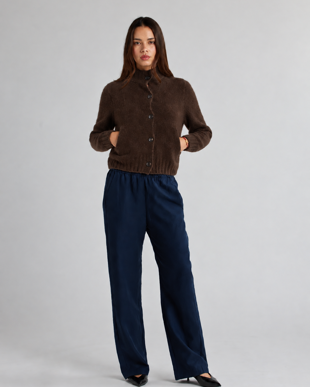W.Cashmere Quincy Cardigan at Romi Boutique