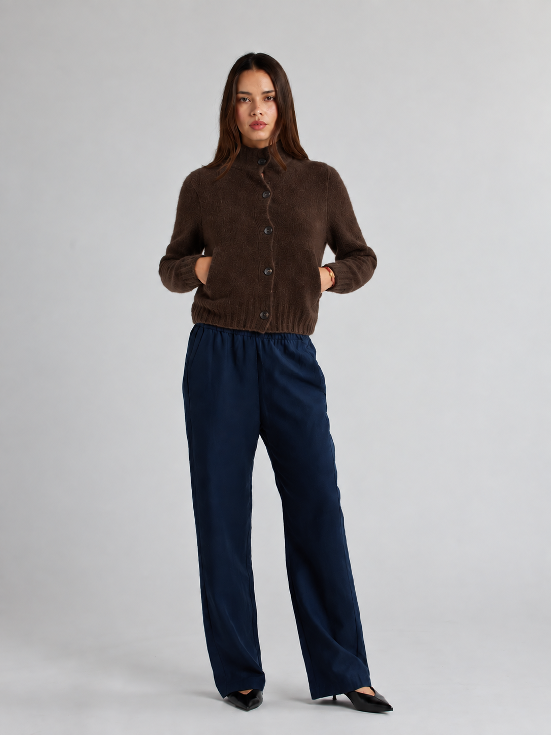 W.Cashmere Quincy Cardigan at Romi Boutique