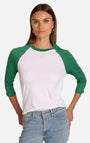 Michael Lauren Katya Raglan Tee at Romi Boutique