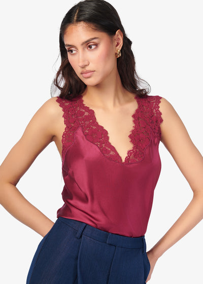 OLA CAMISOLE IN SNAPDRAGON