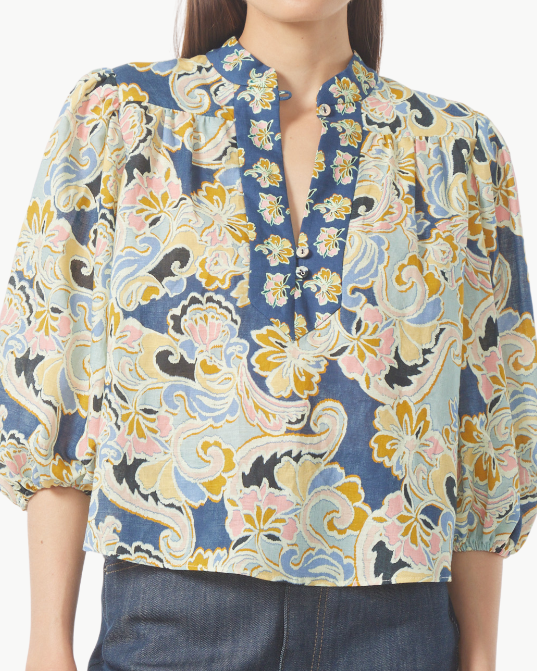 BETHANY BLOUSE IN COTSWOLD PRINT