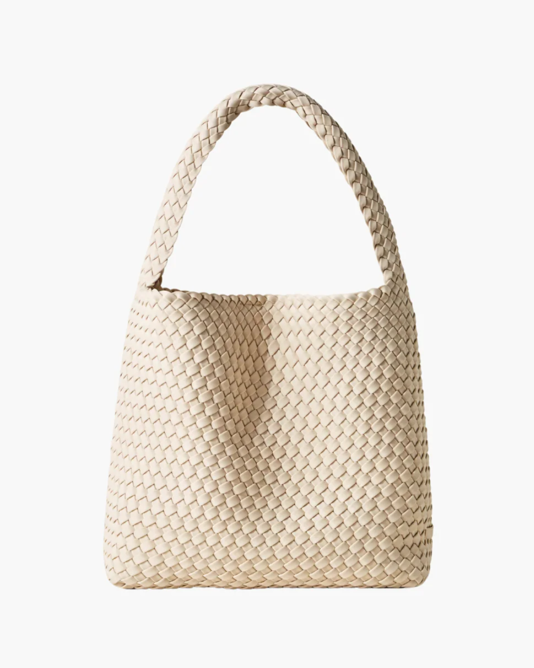 NOMAD MEDIUM HOBO IN ECRU