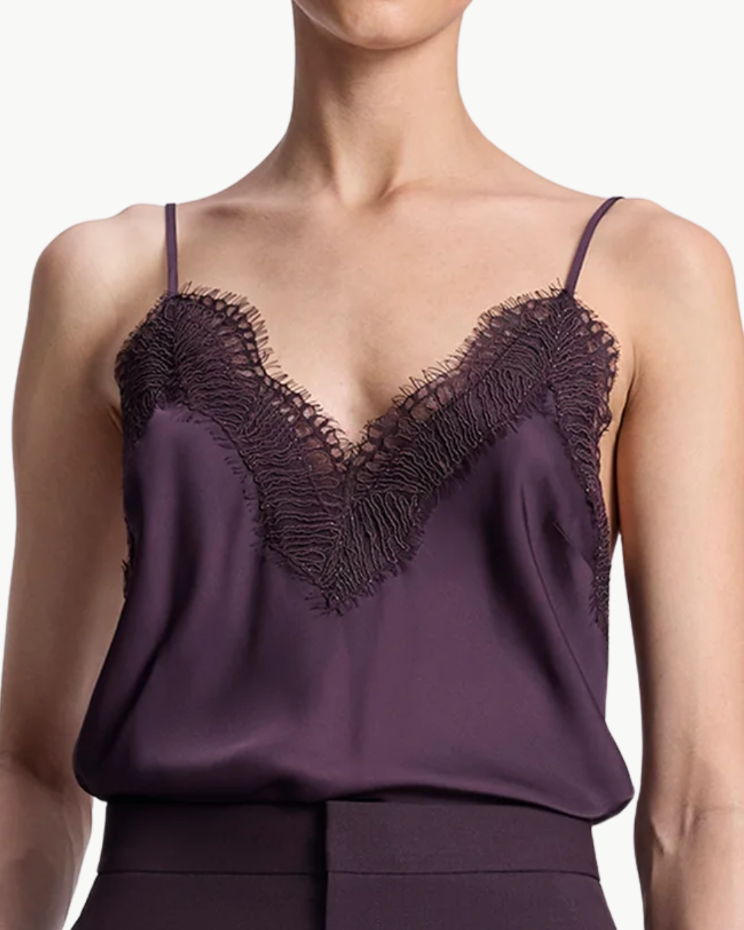 PRESLEY CAMISOLE TOP IN DEEP PLUM