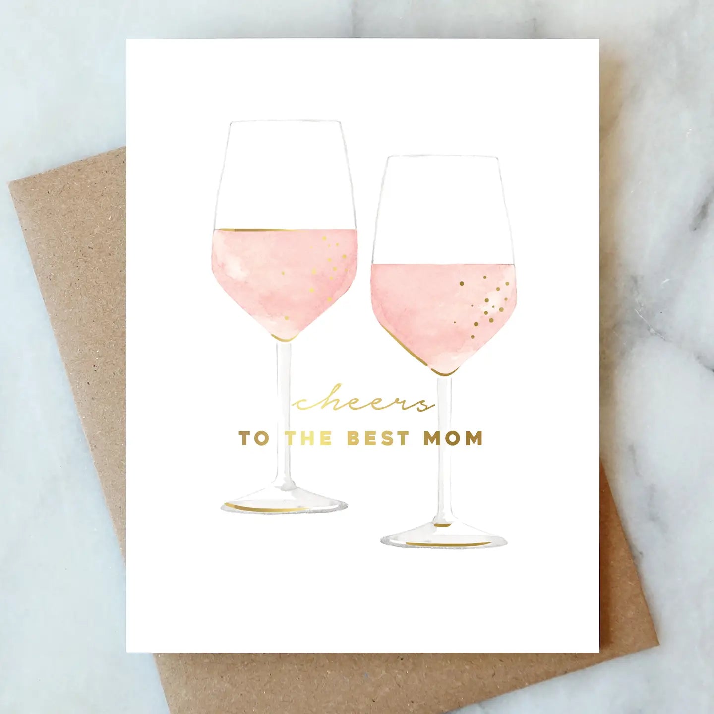 Abigail Jayne Design Mom Cheers Greeting Card at Romi Boutique