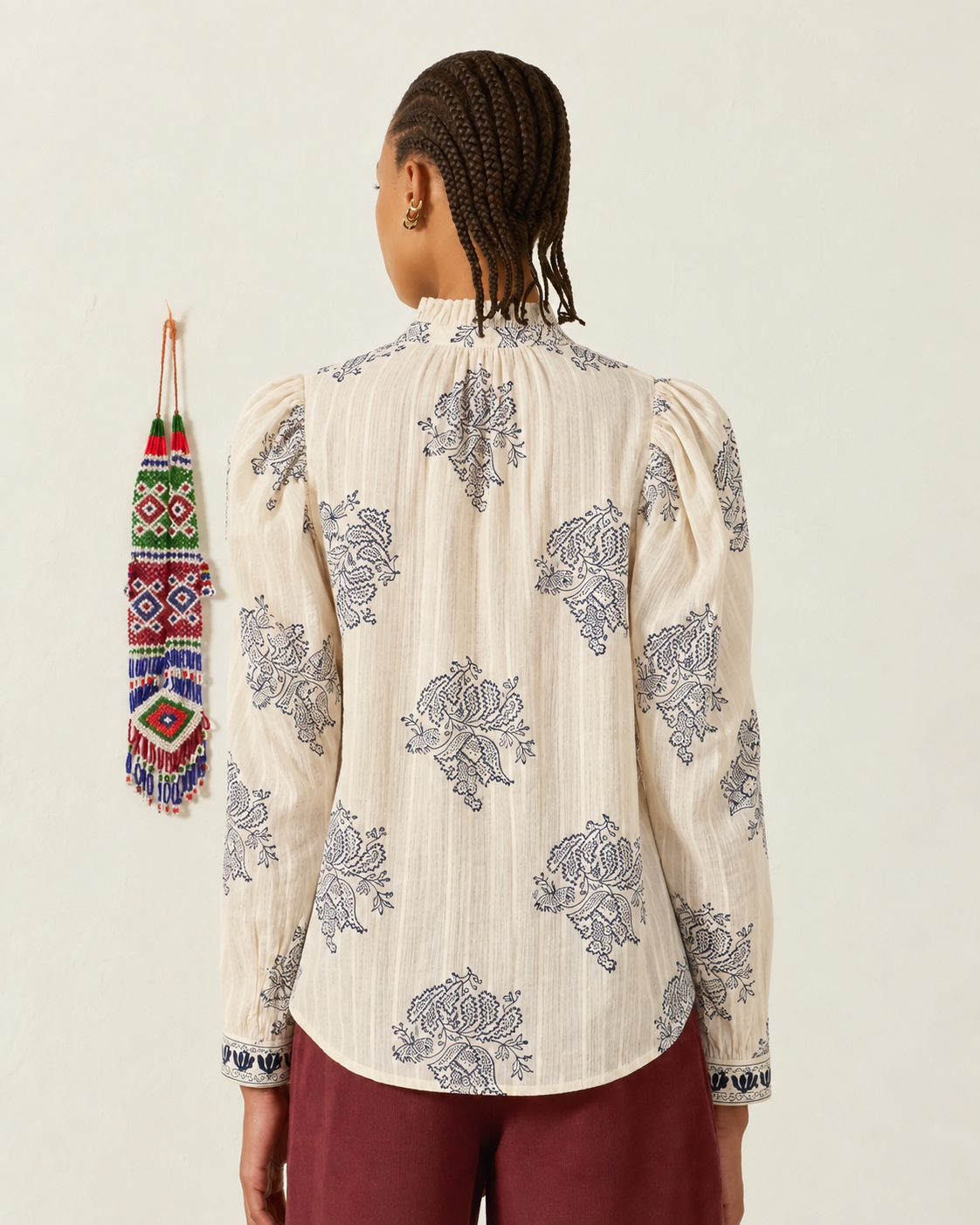 Artemis Indigo Grapevine Shirt