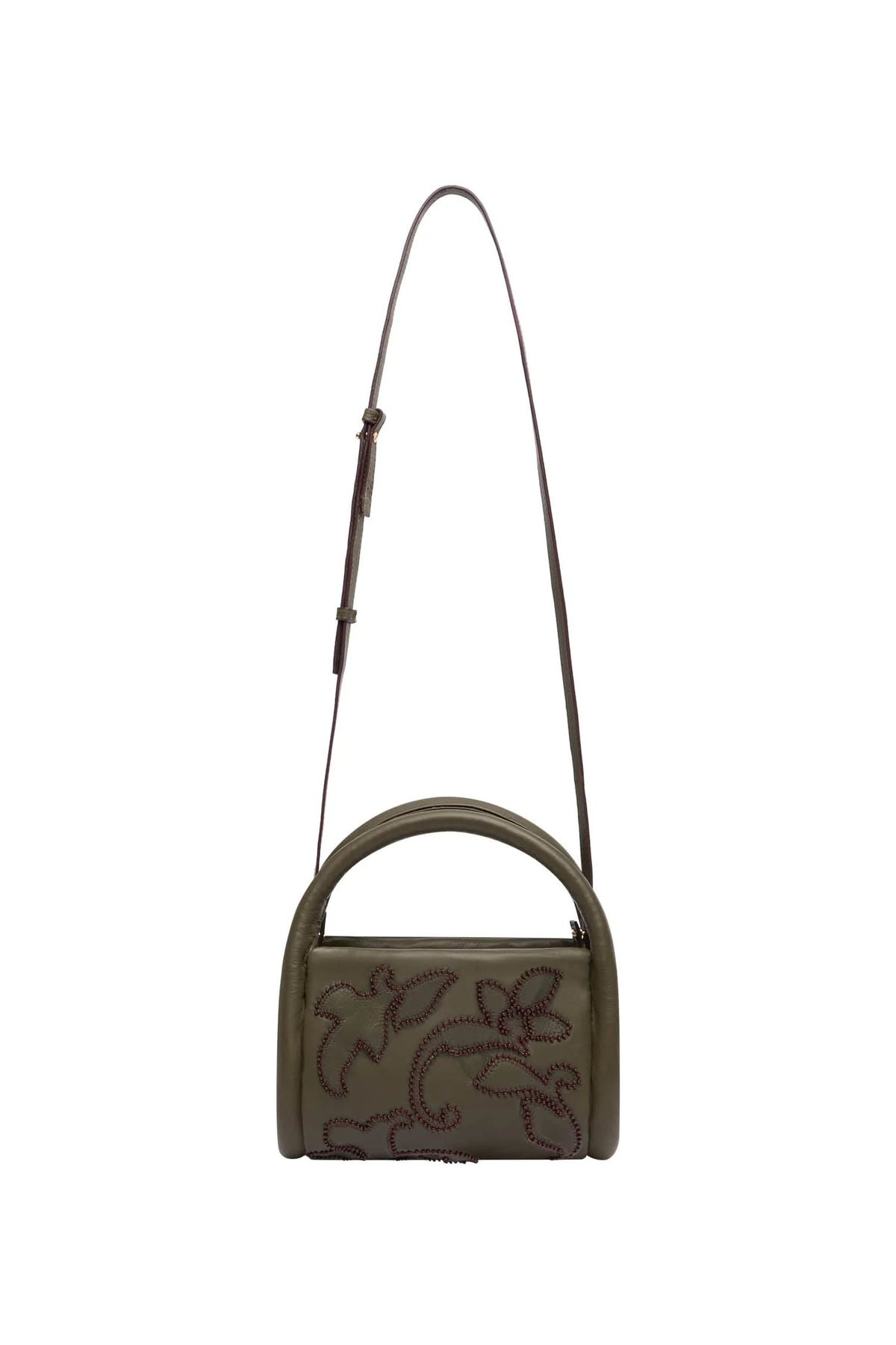 Alemais Duke Leather Applique Bag at Romi Boutique