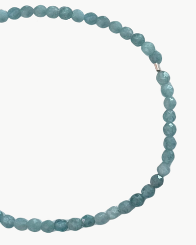 SKINNY SEMIPRECIOUS BRACELET IN DUSTY BLUE