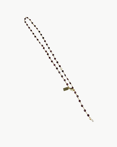 JAN BIRTHSTONE NECKLACE IN GARNET