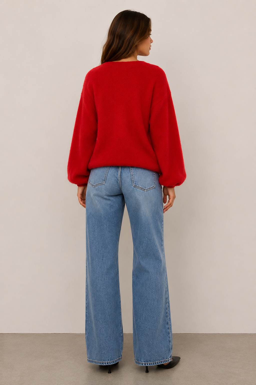 Juniper Balloon-Sleeve Open Cardigan