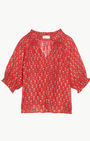 Mabe Ari Gathered Top at Romi Boutique