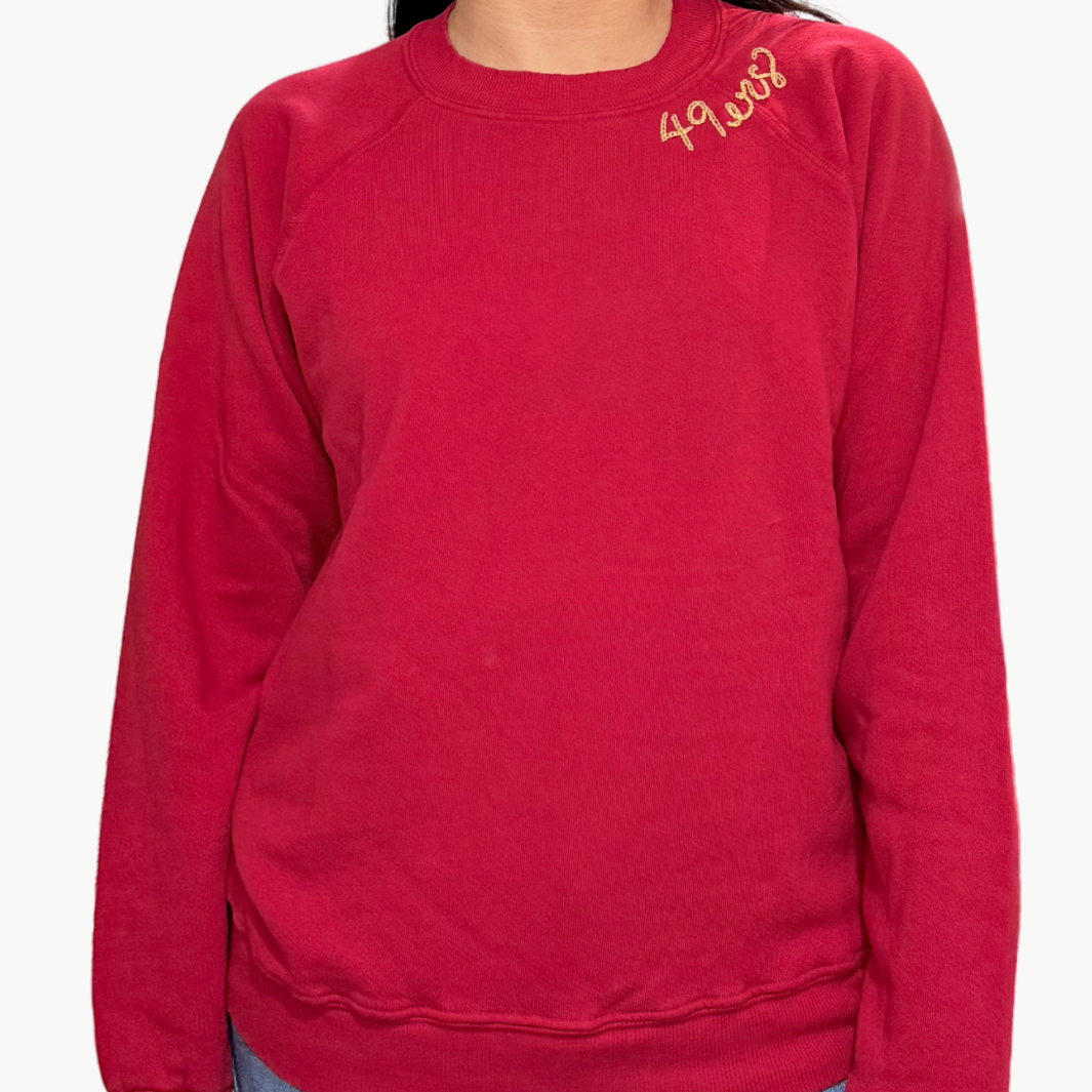 I Stole My Boyfriend's Shirt 49ers Sweatshirt at Romi Boutique