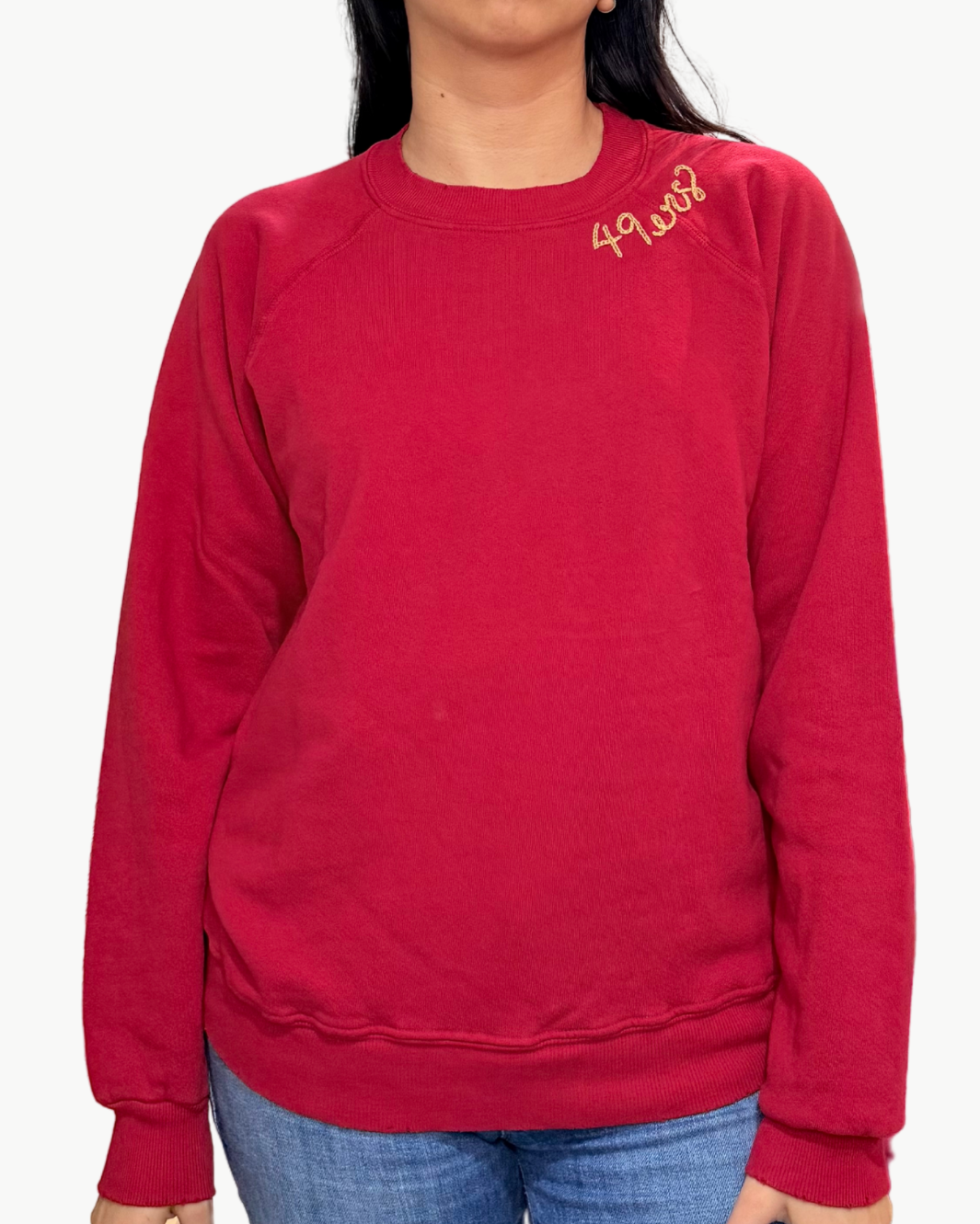 I Stole My Boyfriend's Shirt 49ers Sweatshirt at Romi Boutique