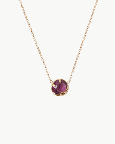CRYSTAL NECKLACE IN AMETHYST