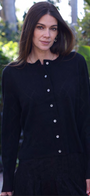 Oats Cashmere DAHLIA CARDIGAN at Romi Boutique