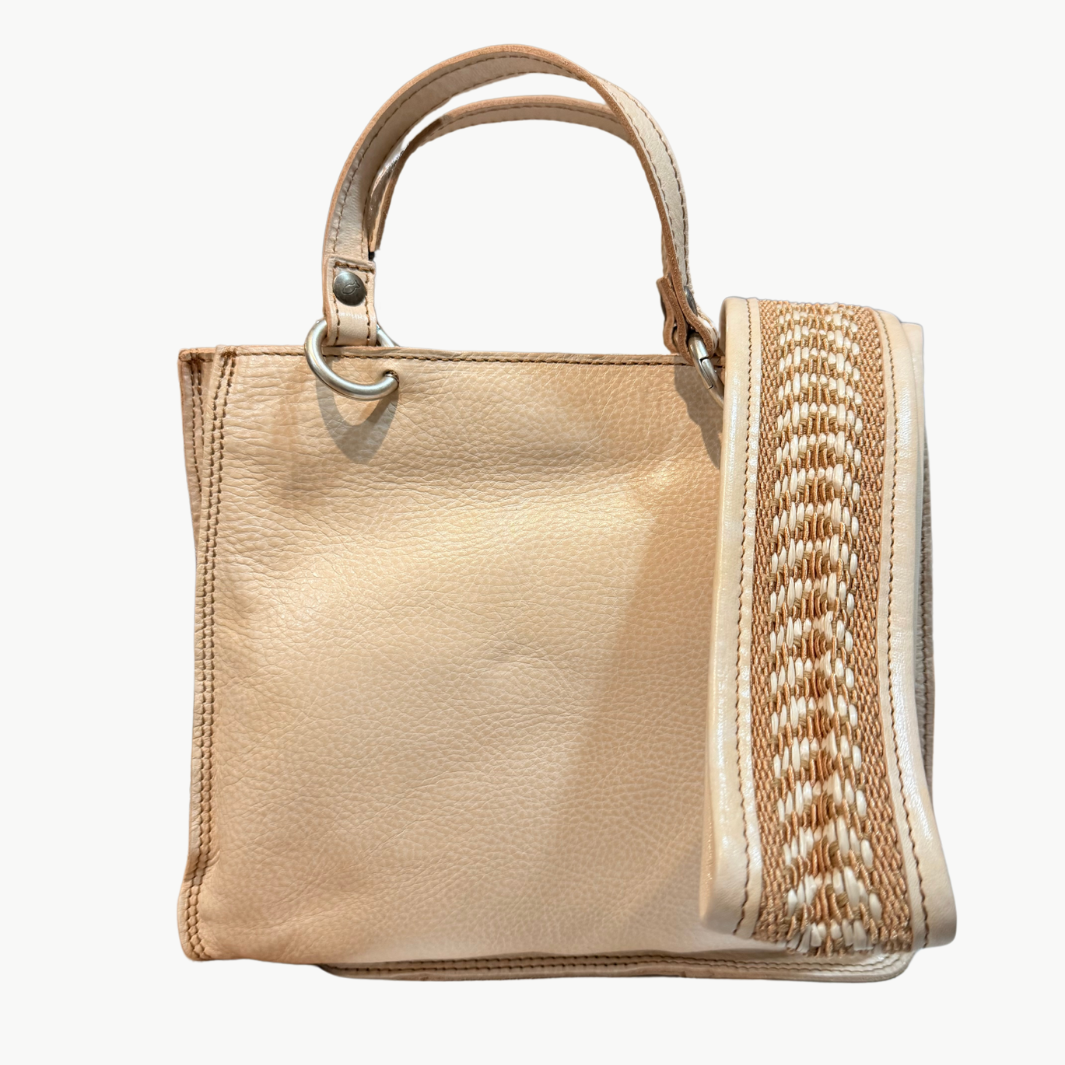 SHOPPING BAG IN CREAM