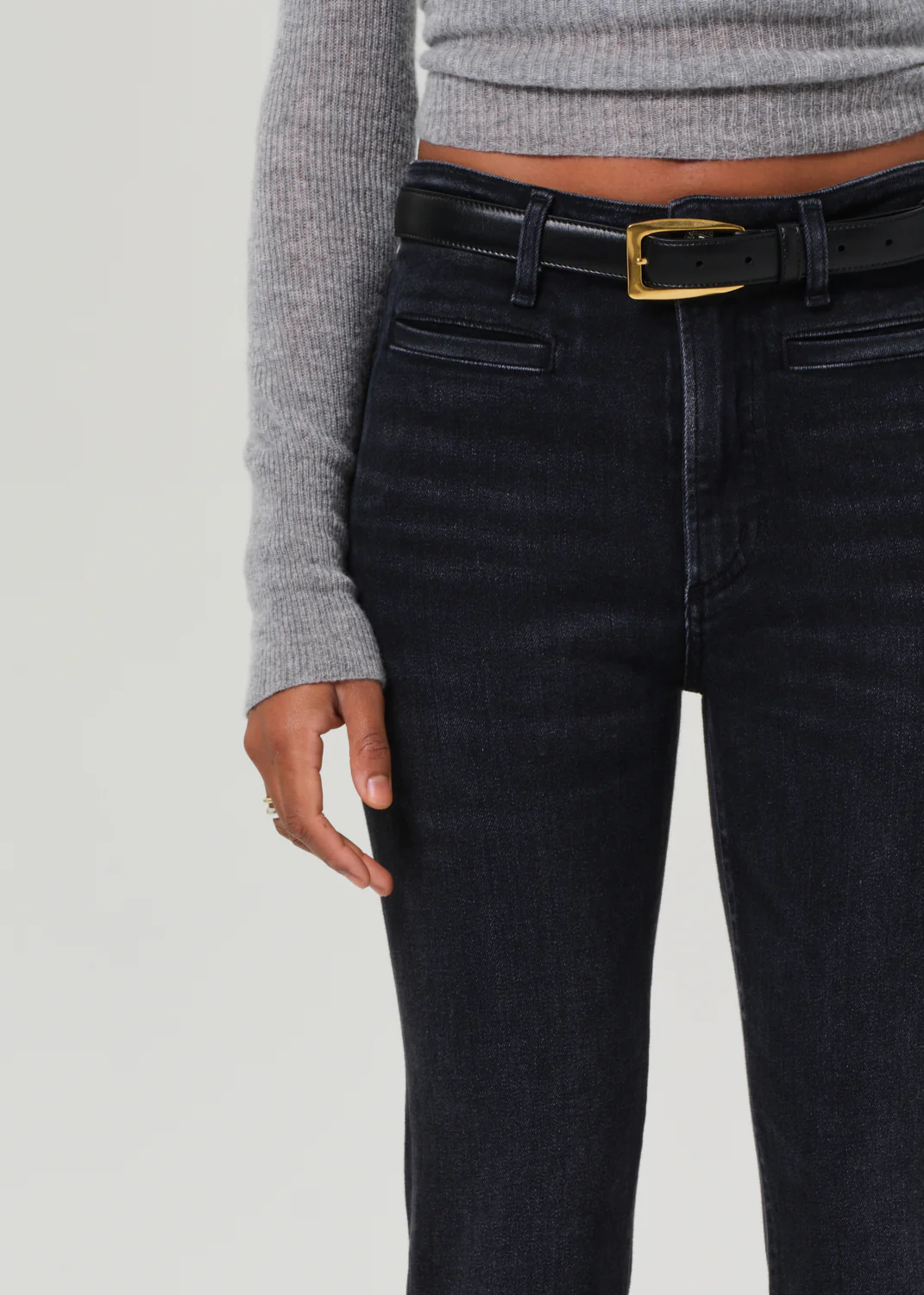 LILAH FLARE WITH WELT POCKET IN MEDALLION