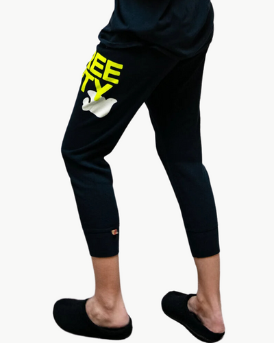 3/4 SWEATPANTS IN SQUIDSINK LEMONS