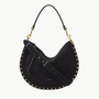 OSKAN SOFT ZIP BAG IN BLACK - Romi Boutique