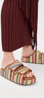 Simon Miller Raffia Cro Slide at Romi Boutique