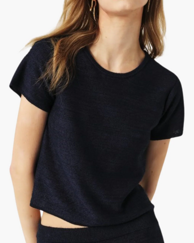 KENZA TOP IN NAVY
