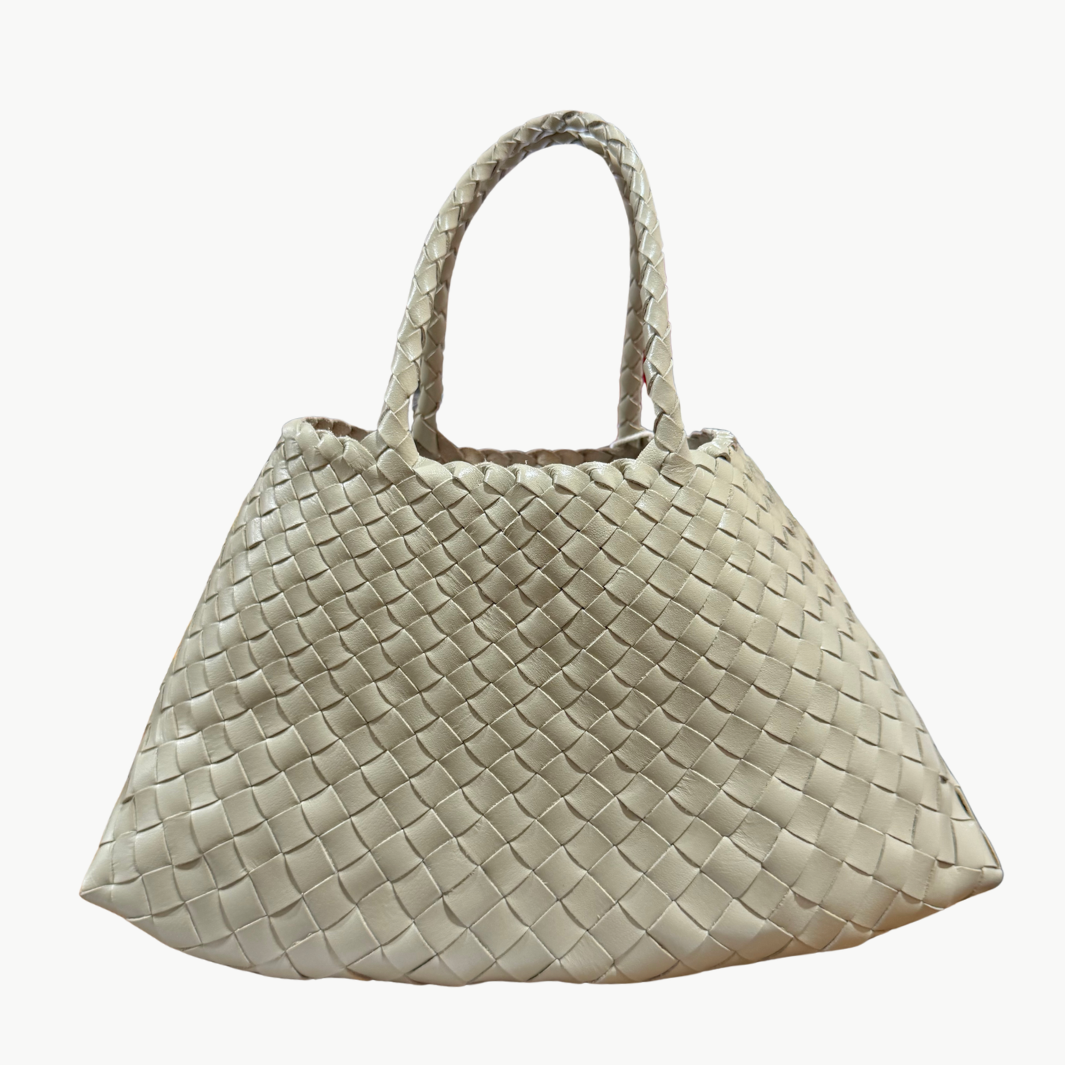 Dragon Diffusion SANTA CROCE SMALL IN PEARL at Romi Boutique